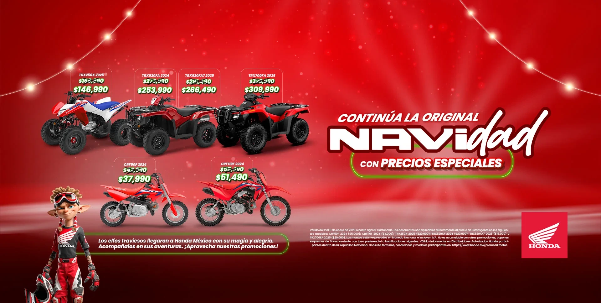 banner of NAVIDAD CONTINUA OFFROAD 2025